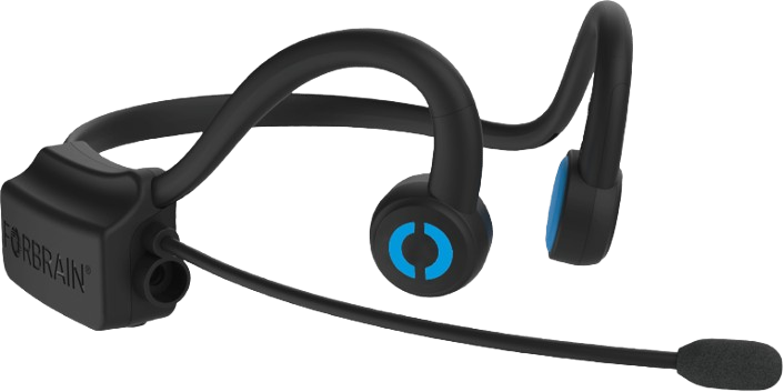 Casque Forbrain® à conduction osseuse avec microphone et transducteurs